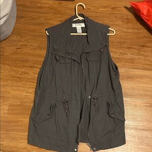 Sebby Charcoal Gray Vest